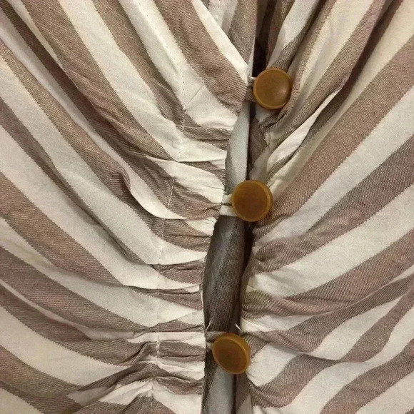 Anthropologie Maeve Striped Marianna Wrap  Top XS - Picture 4 of 15